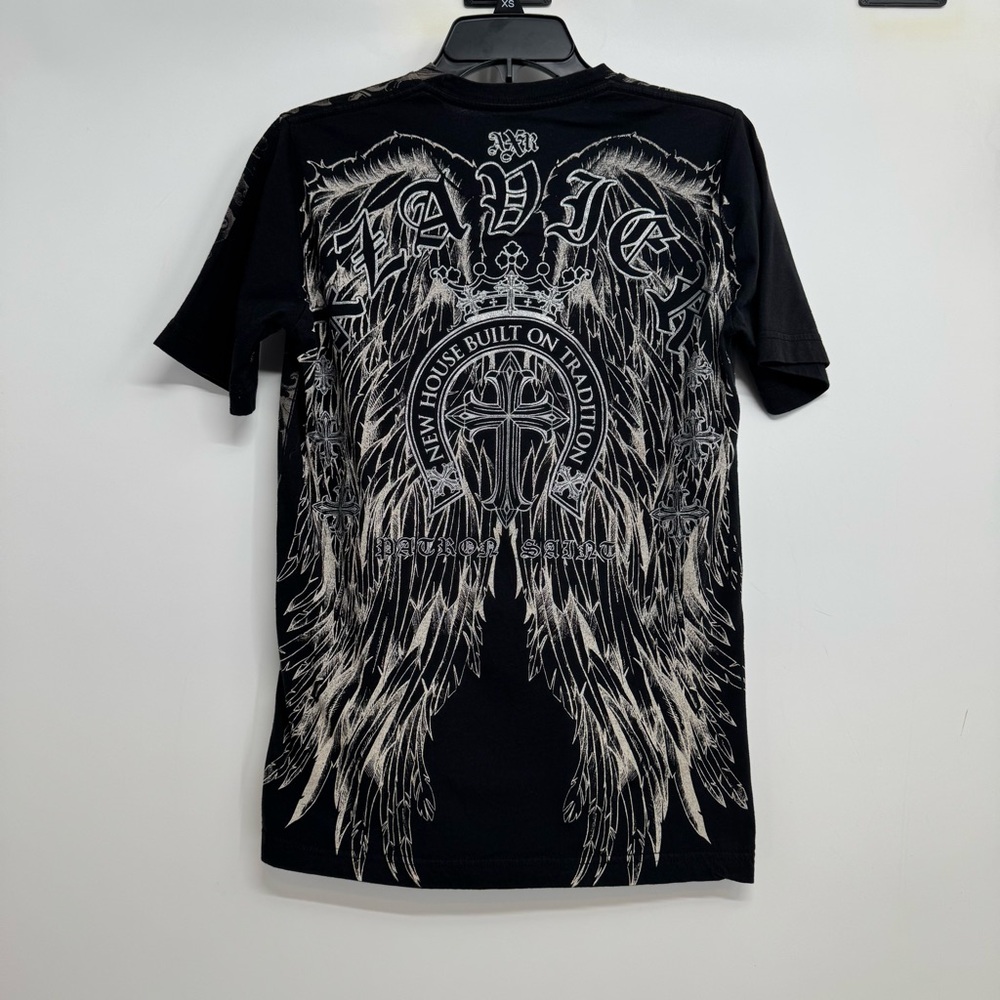 Vintage Y2K Xavier Men’s S Black Graphic Print